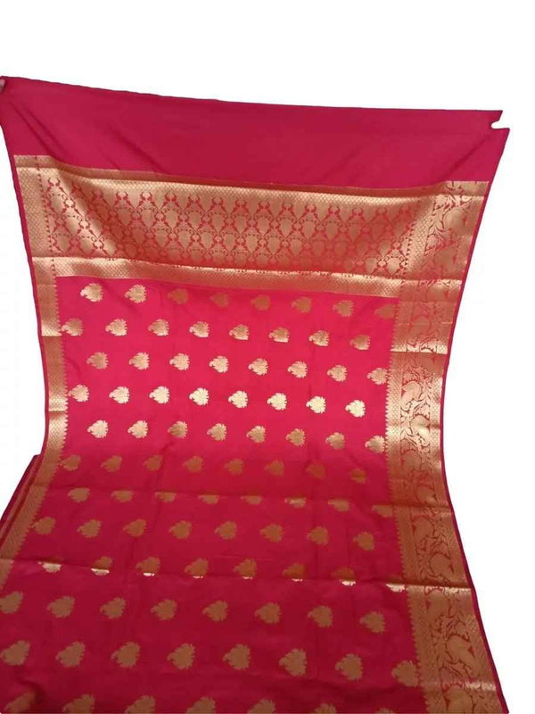 Sari - Handloom Art and Cotton Silk Saris Indian Ethic Traditional Wear (Maroon-Weaved-sr2, Art Silk)