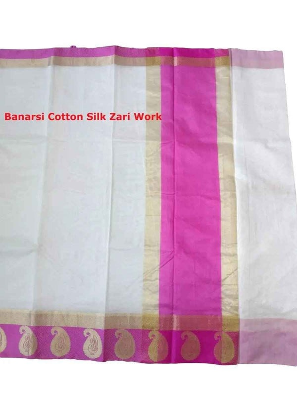 Sari - Handloom Art and Cotton Silk Saris Indian Ethic Traditional Wear (Tussar-Weaved-sr2, Cotton Silk)